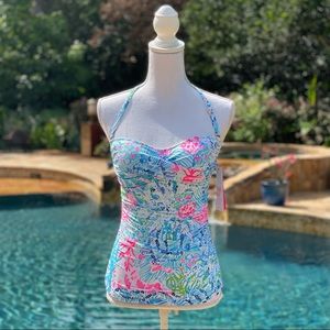 NWT! Lilly Pulitzer Flamenco Tankini